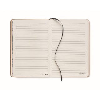 Libreta A5 cartón reciclado con hojas rayadas